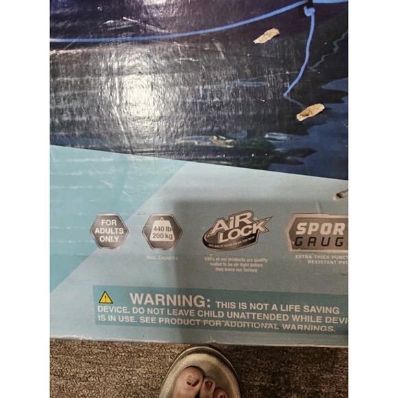 Intex River Run II 2 Person Water Tube Float with Cooler - 58837EP (ST) - Picture 5 of 8